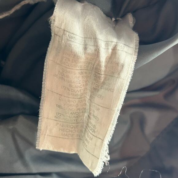 VTG y2k Women's Light Pink Nike Mini Swoosh Duck Down Feathers Puffer Jacket XL - Picture 11 of 12